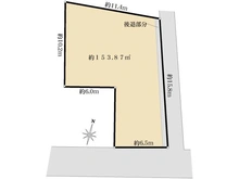 【東京都/板橋区前野町】板橋区前野町1丁目　売地 区画図