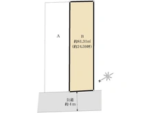 【東京都/杉並区西荻南】杉並区西荻南1丁目　2区画 区画図