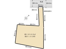 【東京都/渋谷区西原】渋谷区西原2丁目売地 区画図
