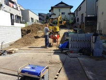 【東京都/中野区江原町】中野区江原町1丁目　売地 現地：建物解体工事実施中