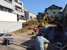 【東京都/中野区江原町】中野区江原町1丁目　売地 現地：建物解体工事実施中