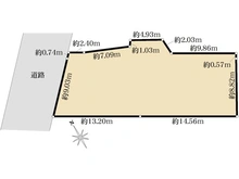 【東京都/中野区江原町】中野区江原町1丁目　売地 区画図