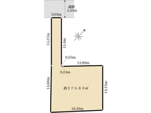【東京都/杉並区荻窪】杉並区荻窪二丁目　売地 区画図