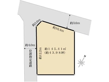 【東京都/三鷹市井の頭】三鷹市井の頭二丁目　土地 区画図