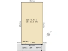 【東京都/武蔵野市吉祥寺本町】武蔵野市吉祥寺本町4丁目　売地 区画図