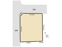 【東京都/武蔵野市御殿山】武蔵野市御殿山一丁目　売地 区画図