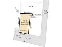 【東京都/三鷹市井の頭】三鷹市井の頭2丁目売地　B区画 区画図