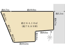 【東京都/練馬区下石神井】練馬区下石神井4丁目　土地 区画図