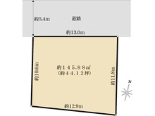 【東京都/武蔵野市境】武蔵野市境5丁目　土地 区画図