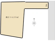 【東京都/三鷹市上連雀】三鷹市上連雀4丁目　売土地 区画図