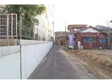【東京都/調布市下石原】調布市下石原1丁目　建築条件なし売地 前面道路