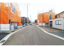 【東京都/立川市西砂町】立川市西砂町1丁目　建築条件付土地　2区画 前面道路