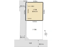 【東京都/目黒区中町】目黒区中町2丁目売地　2号地 区画図