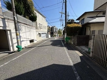 【東京都/世田谷区等々力】世田谷区等々力3丁目売地　B区画 前面道路