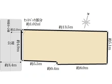 【東京都/目黒区下目黒】目黒区下目黒5丁目売地 区画図