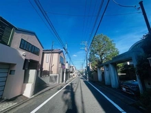 【東京都/世田谷区等々力】世田谷区等々力5丁目　古家付土地 前面道路