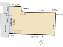 【東京都/新宿区北新宿】新宿区北新宿2丁目売地 区画図
