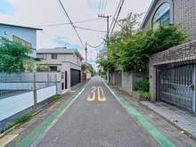 【東京都/目黒区自由が丘】目黒区自由が丘3丁目　建築条件付売地2区画 前面道路