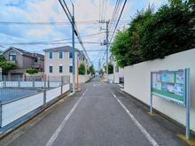 【東京都/目黒区自由が丘】目黒区自由が丘3丁目　建築条件付売地1区画 前面道路