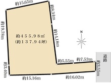 【東京都/世田谷区奥沢】世田谷区奥沢2丁目 売地 区画図