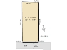 【東京都/世田谷区等々力】世田谷区等々力5丁目土地 区画図