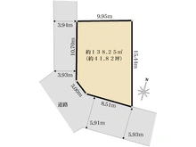 【東京都/世田谷区深沢】世田谷区深沢三丁目売地 区画図