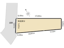【東京都/世田谷区代田】世田谷区代田6丁目 売地 区画図