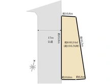 【東京都/稲城市矢野口】稲城市矢野口 区画図