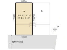 【神奈川県/川崎市麻生区上麻生】川崎市麻生区上麻生2丁目　A区画 区画図