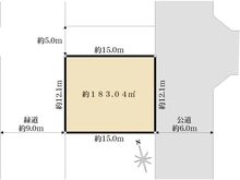 【東京都/町田市薬師台】町田市薬師台2丁目　土地 区画図