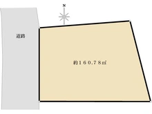 【東京都/多摩市永山】多摩市永山2丁目　土地 区画図