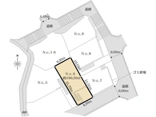 【神奈川県/川崎市麻生区千代ケ丘】川崎市麻生区千代ケ丘8丁目　6区画 区画図