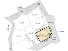 【神奈川県/川崎市麻生区千代ケ丘】川崎市麻生区千代ケ丘8丁目　7区画 区画図