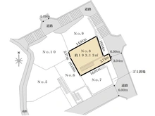 【神奈川県/川崎市麻生区千代ケ丘】川崎市麻生区千代ケ丘8丁目　8区画 区画図