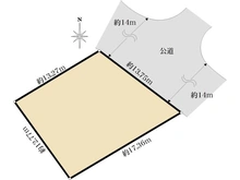 【東京都/町田市鶴川】町田市鶴川4丁目　土地 区画図