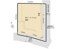 【東京都/町田市玉川学園】町田市玉川学園1丁目　土地 区画図
