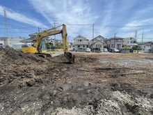 【神奈川県/藤沢市石川】藤沢市石川3丁目　6区画 現地：全8区画
造成工事中