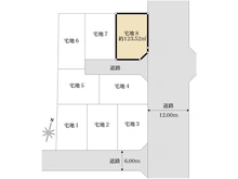 【神奈川県/藤沢市石川】藤沢市石川3丁目　8区画 区画図