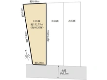 【神奈川県/藤沢市鵠沼藤が谷】藤沢市鵠沼藤が谷4丁目　C区画 区画図