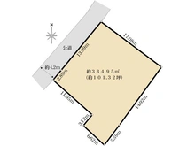 【神奈川県/藤沢市用田】藤沢市用田　土地 区画図