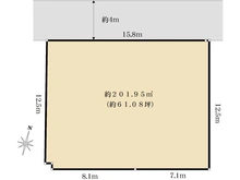 【東京都/多摩市聖ヶ丘】多摩市聖ヶ丘3丁目　土地 区画図