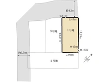 【東京都/稲城市東長沼】稲城市東長沼　1号地 区画図