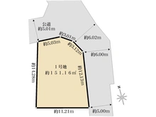 【東京都/町田市小山町】町田市小山町　土地 区画図