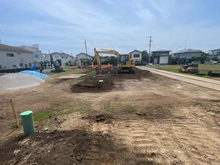 【東京都/町田市木曽西】町田市木曽西1丁目　建築条件付き1-E区画 現地：全16区画
造成工事中