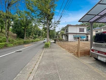 【東京都/多摩市落合】多摩市落合2丁目　建築条件付き2区画 前面道路