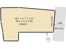 【東京都/町田市鶴間】町田市鶴間5丁目　土地 区画図