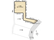 【東京都/町田市大蔵町】町田市大蔵町　土地1号地 区画図