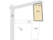 【東京都/町田市本町田】町田市本町田　土地2区画 区画図
