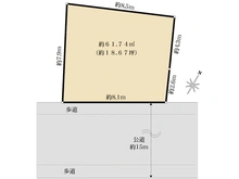 【東京都/杉並区梅里】杉並区梅里2丁目売地 区画図