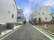 【神奈川県/横浜市港北区綱島東】港北区綱島東4丁目　建築条件付土地 前面道路